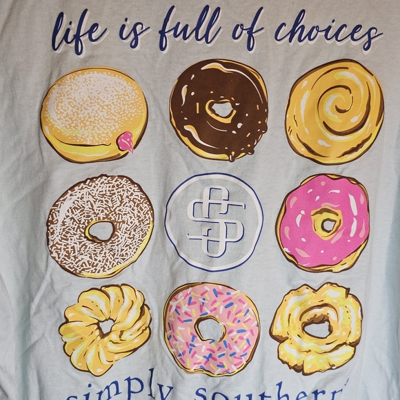 Simply Southern Tops - Simply Southern Light Blue Logo T-Shirt